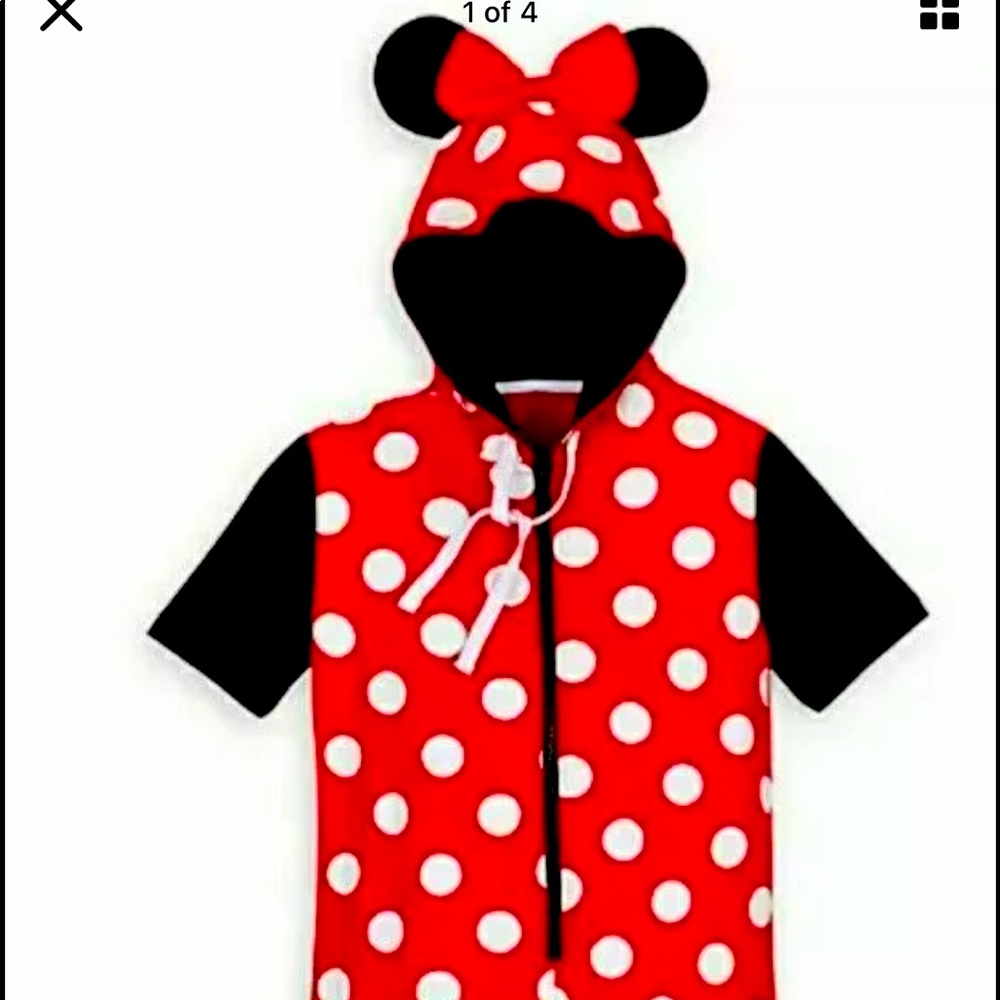 WALT DISNEY WORLD LADIRS MINNIE  MOUSE ONESIE